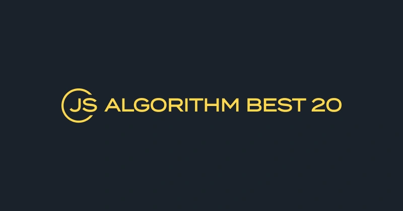 JS Algorithm Best 20